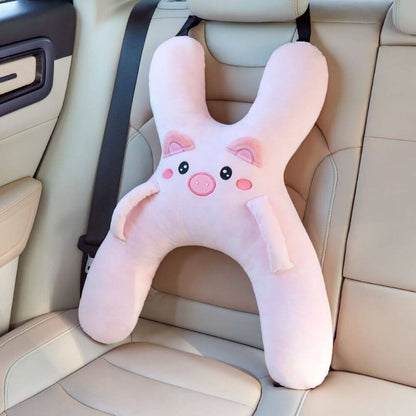 Kids H-Shaped Car Travel Pillow