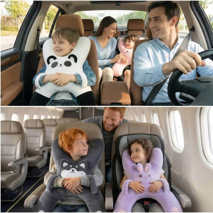 Kids H-Shaped Car Travel Pillow