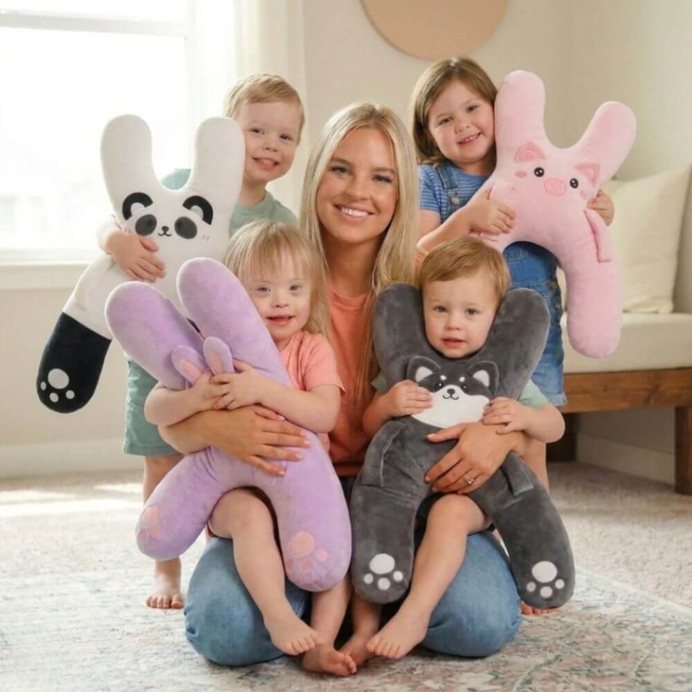 Kids H-Shaped Car Travel Pillow