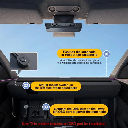 Automatic Sun Protection Car Sunshade